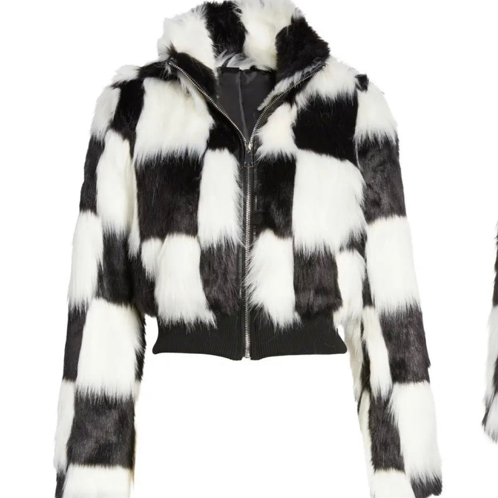 formula faux fur jacket​